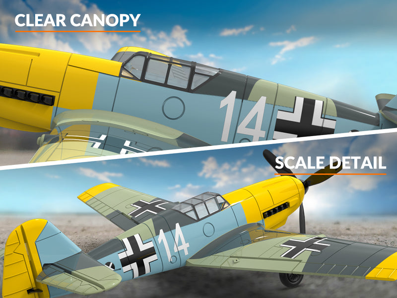 VOLANTEXRC P-51D Mustang 4-Chビギナー飛行機(Xpilotスタビライザー付き)-ワンキー曲技飛行(761-5)RTF