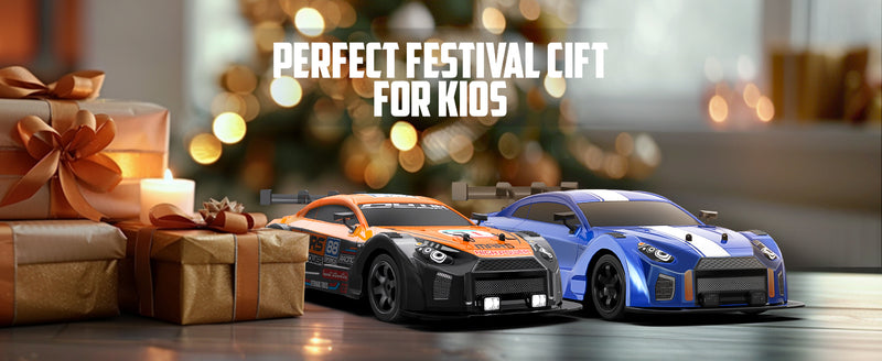 RACENT 1:16 RC ドリフトカー 4WD 18KM/H、バッテリー 2 本、スポーツモデルおもちゃの車両、子供、男の子、大人用