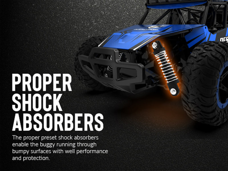 VOLANTEXRC1/16スケール4WD10MPH高速オールテレーンRCモンスタートラック(子供または大人、男の子または女の子向け)