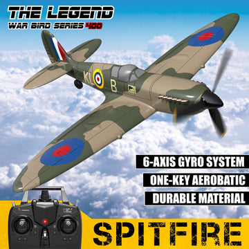 New product introduction—— VOLANTEXRC Spitfire 4-CH RC Aircraft-exhobbyrc.