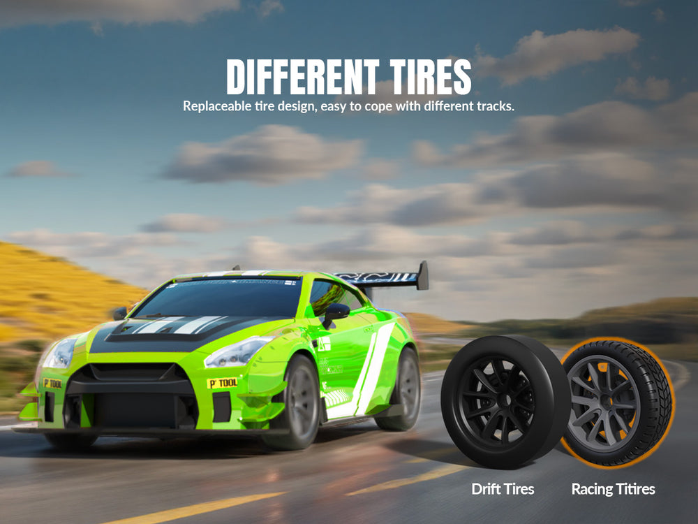 RACENT 1:20 RC ドリフトカー 4WD ニトロミスト & ダブルバッテリー付き