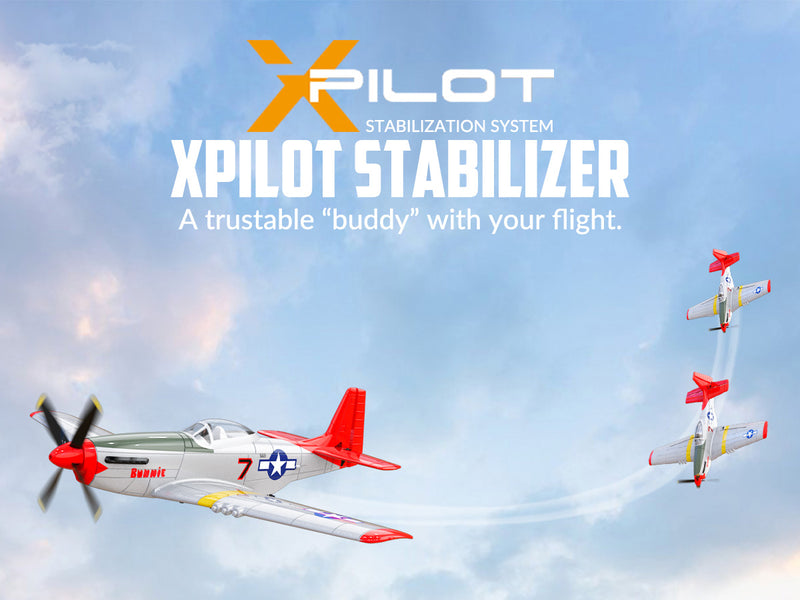 VOLANTEXRC マスタング P51 レッド(RTF) 4CH 400mm 初心者向け (15.7'') 76105