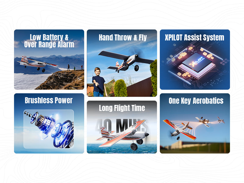 VolantexRC 500mm Trainstarスタント更新モーター76804を備えたブラシレス