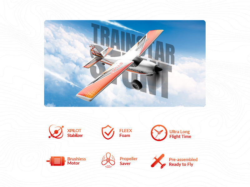 VolantexRC 500mm Trainstarスタント更新モーター76804を備えたブラシレス