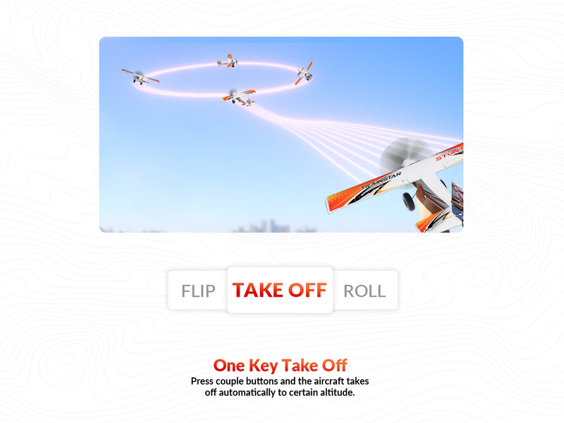 VolantexRC 500mm Trainstarスタント更新モーター76804を備えたブラシレス