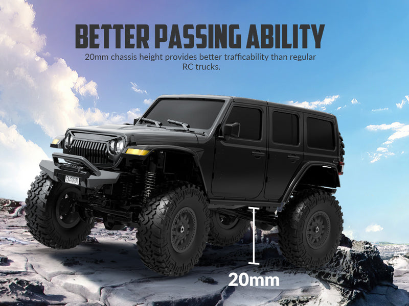 VOLANTEXRCリモートコントロールカー4WDオフロードRCモンスタートラック1:16スケール30MPH高速オールテレーンRC車両（子供または大人用）（785-5）（緑）