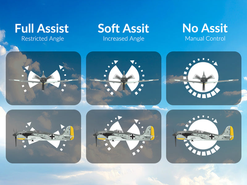 ボランテックスRC FW190 (RTF) 4CH 400mm 3モード (15.7'') 76117