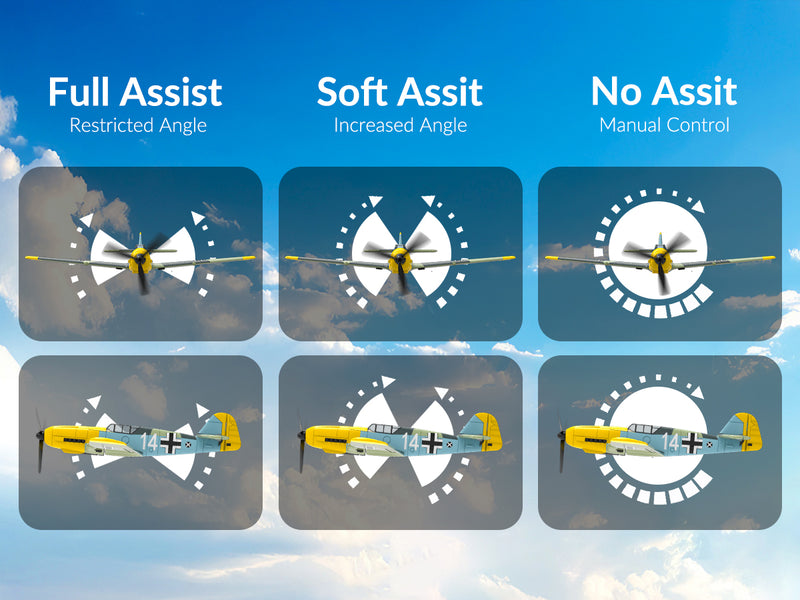 VOLANTEXRC P-51D Mustang 4-Chビギナー飛行機（Xpilotスタビライザー付き）-ワンキー曲技飛行（761-5）RTF
