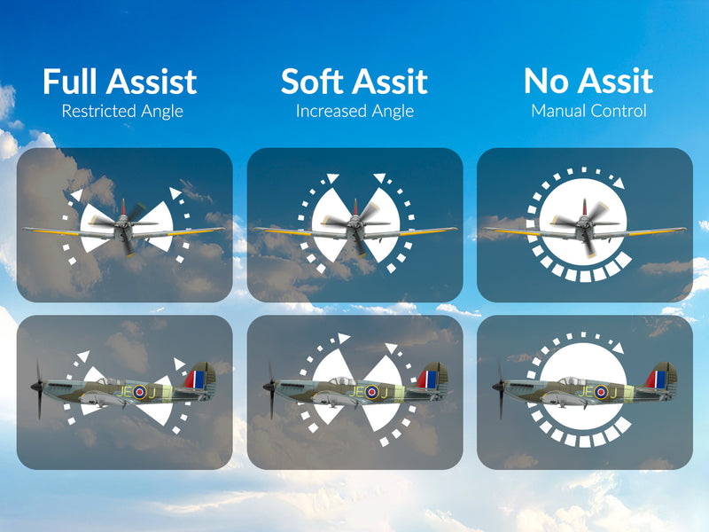 VOLANTEXRC スピットファイア (RTF) 4CH 400mm ジャイロ付き (15.7 インチ) 76112