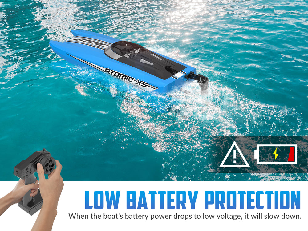 VOLANTEXRC Atomic XS リモートコントロール RC ボート プール用 子供のおもちゃ 20mph 高速レーシング