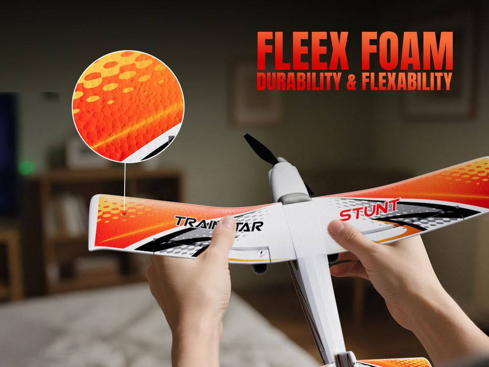 VOLANTEXRC 500MM TrainStar STUNT ブラシレス RC 飛行機 RTF 初心者向け