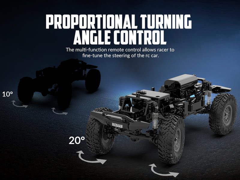 VOLANTEXRCリモートコントロールカー4WDオフロードRCモンスタートラック1:16スケール30MPH高速オールテレーンRC車両（子供または大人用）（785-5）（緑）