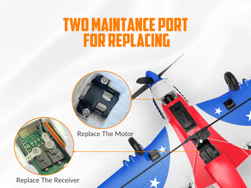 Volantexrc Miss America（RTF）4Ch 400mm for初心者（15.7 ''）76105