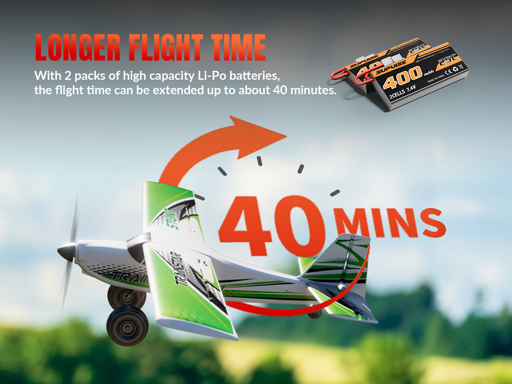 VolantexRC 500mm Trainstarスタント更新モーター76804を備えたブラシレス