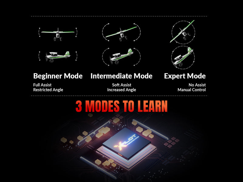 VolantexRC 500mm Trainstarスタント更新モーター76804を備えたブラシレス