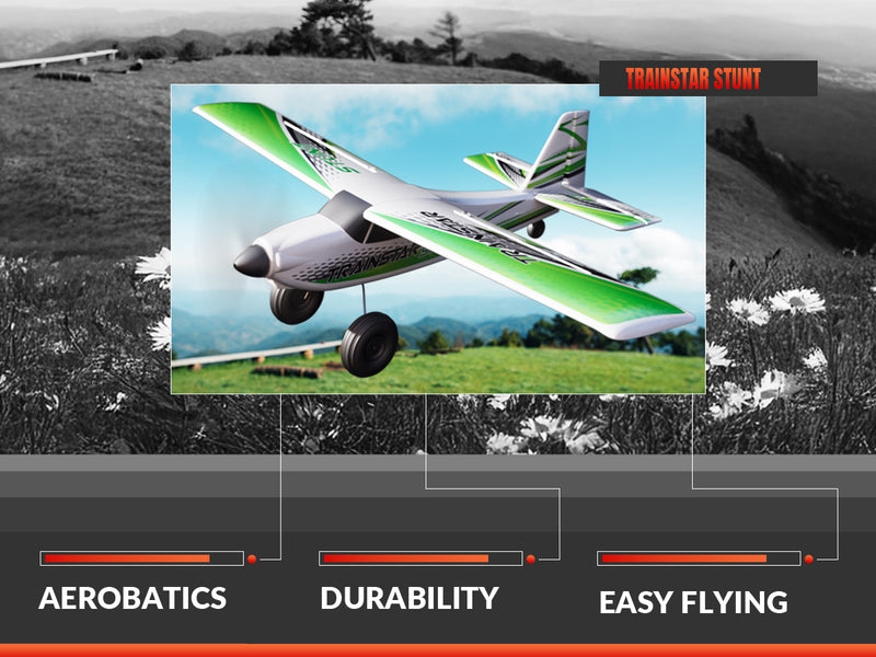 VolantexRC 500mm Trainstarスタント更新モーター76804を備えたブラシレス