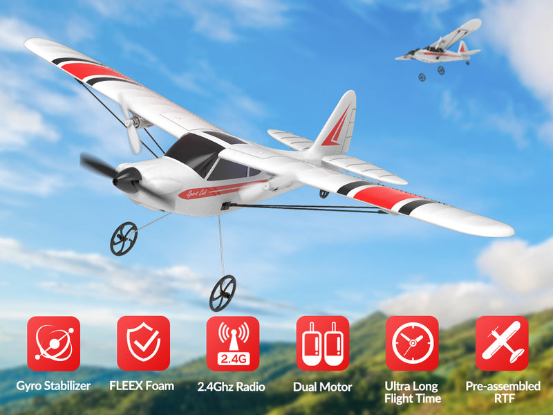 VOLANTEXRC スポーツカブ (RTF) 2CH 400mm 初心者向け ジャイロ (15.7インチ) 76202