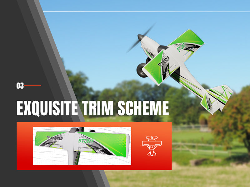 VolantexRC 500mm Trainstarスタント更新モーター76804を備えたブラシレス