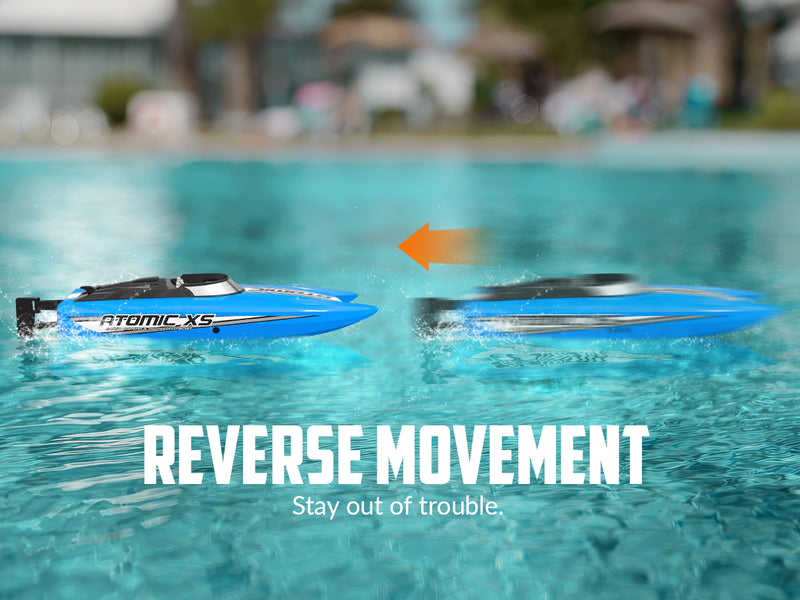 VOLANTEXRC Vector30 Mini Sefl-righting RCプールボート（子供と大人用）（795-3）RTRブラック