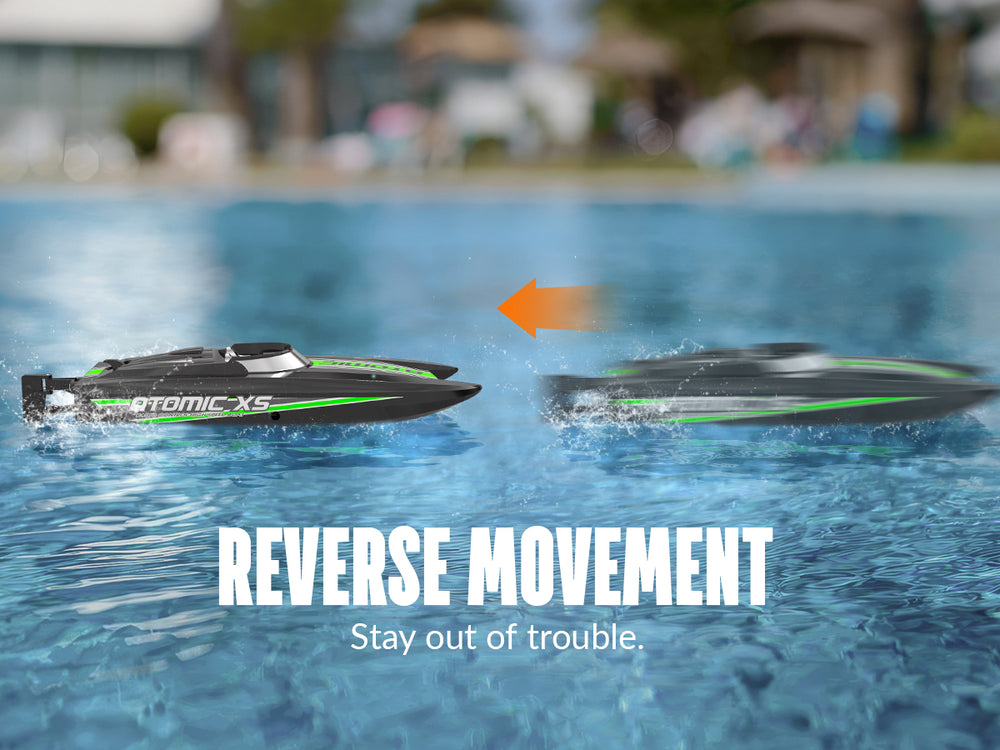 VOLANTEXRC Vector30 Mini Sefl-righting RCプールボート（子供と大人用）（795-3）RTRブラック