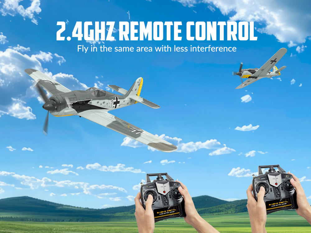 VOLANTEXRC FW190 ウォーバード：究極の初心者向けRC戦闘機