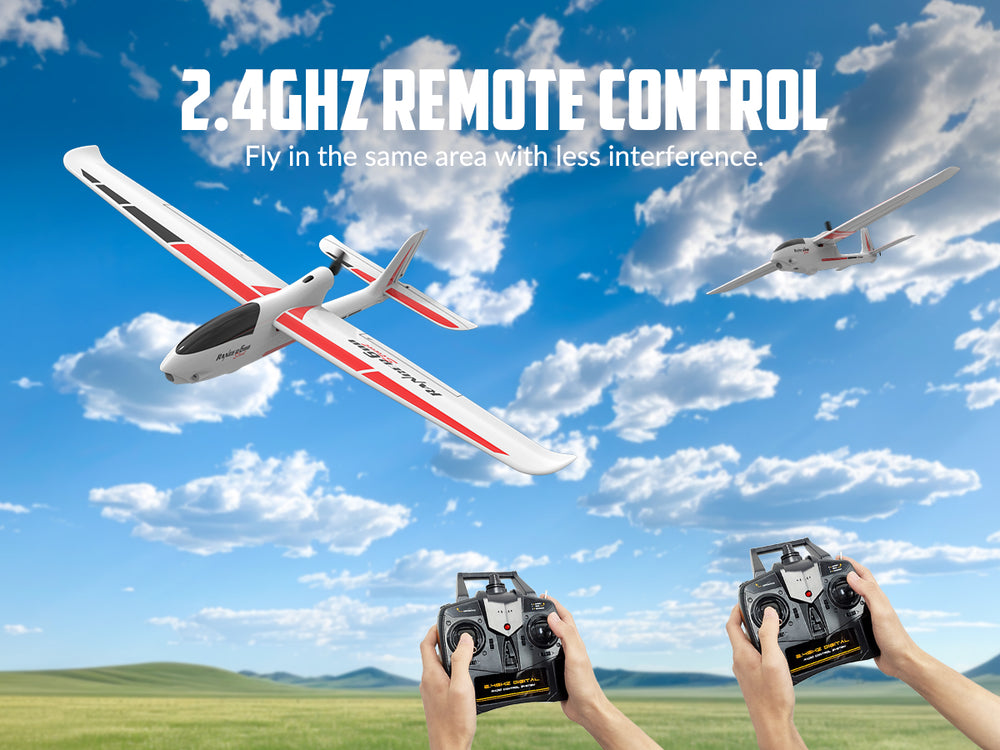 VolantexRC Ranger 600S 初心者 RC グライダー RTF - XPilot 安定化付き 4CH スタントプレーン