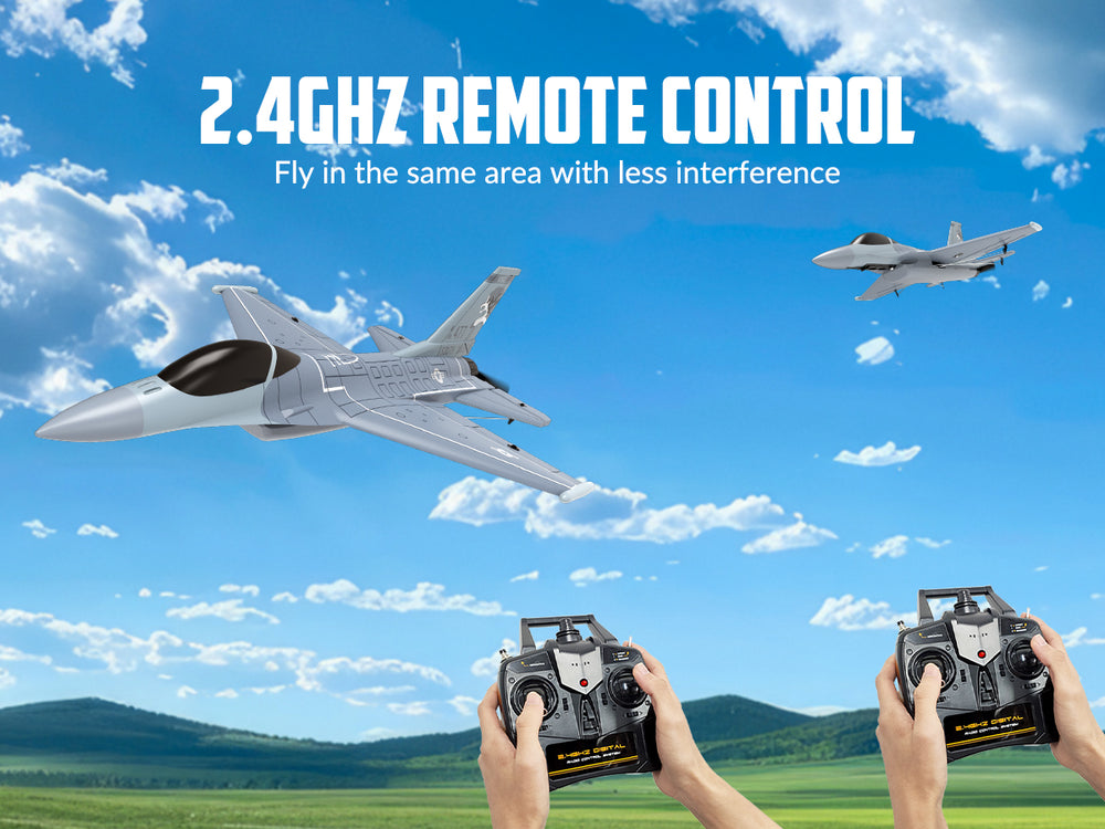 VOLANTEXRC F16 ファイティングファルコン 4CH RTF RCジェット機（Xpilot搭載）（76110）