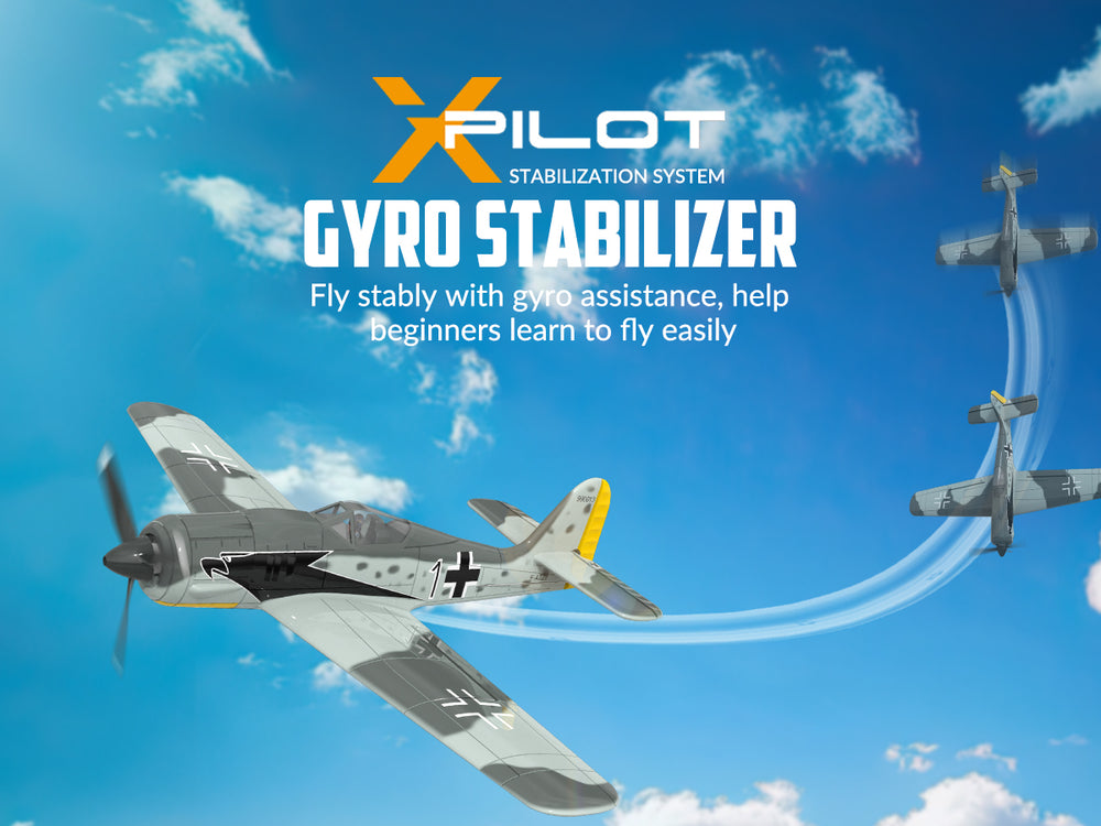 VOLANTEXRC FW190 ウォーバード：究極の初心者向けRC戦闘機