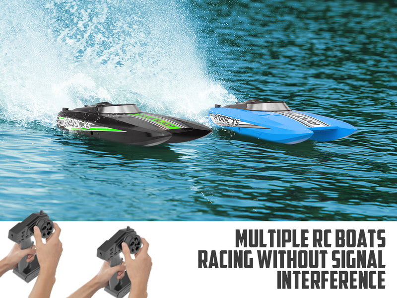 VOLANTEXRC Vector30 Mini Sefl-righting RCプールボート（子供と大人用）（795-3）RTRブラック