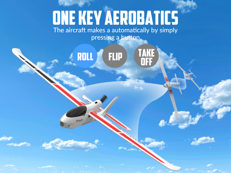 VolantexRC Ranger 600S White（RTF）4CH RC Glide（23.6 ''）76102S