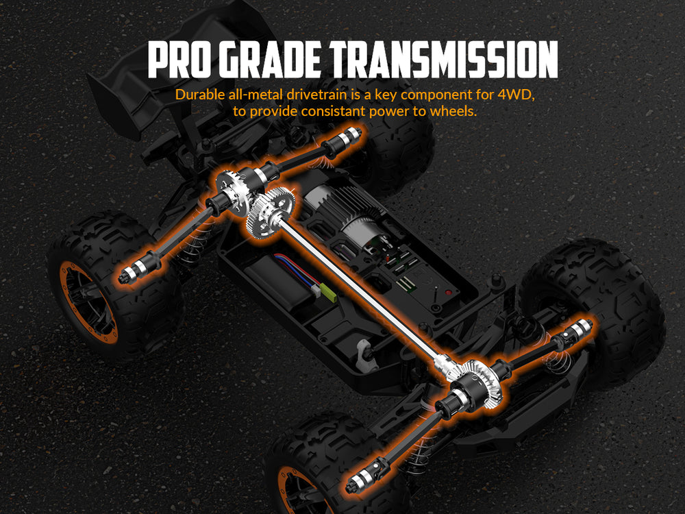 RACENT ブルートルネード 1/16 4WD オフロード RC カー 30MPH