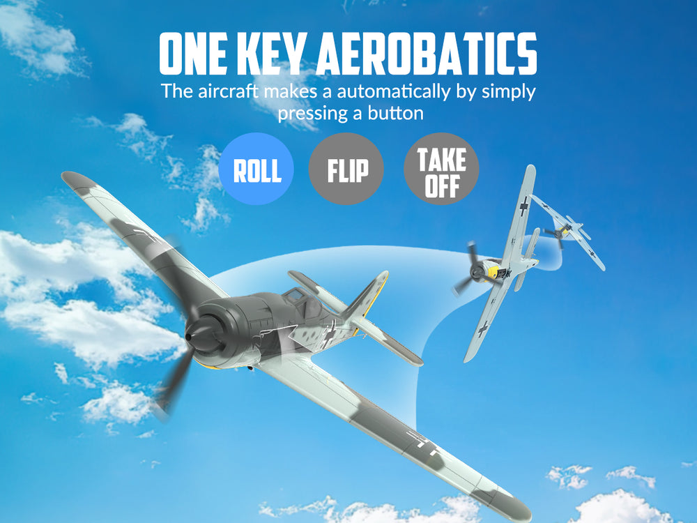 VOLANTEXRC FW190 ウォーバード：究極の初心者向けRC戦闘機