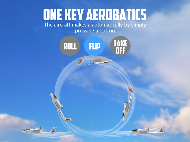 VolantexRC Ranger 600S White（RTF）4CH RC Glide（23.6 ''）76102S