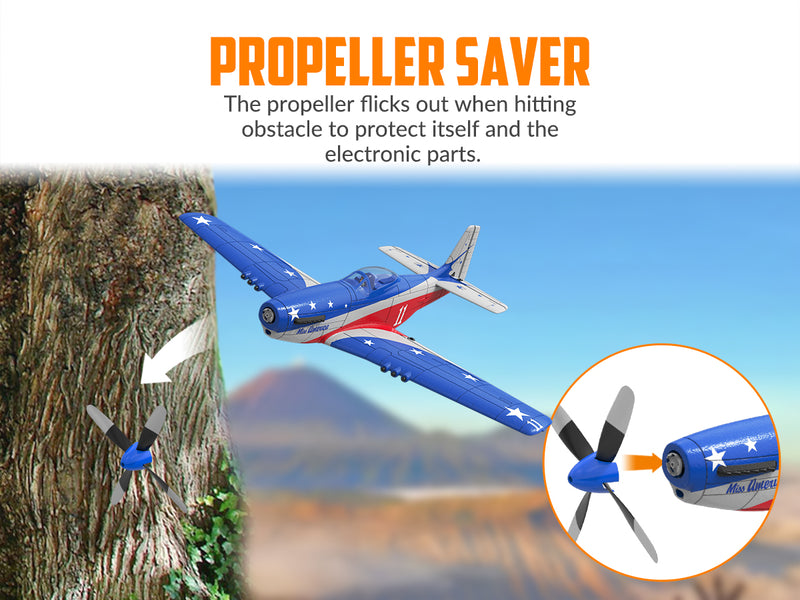 Volantexrc Miss America（RTF）4Ch 400mm for初心者（15.7 ''）76105