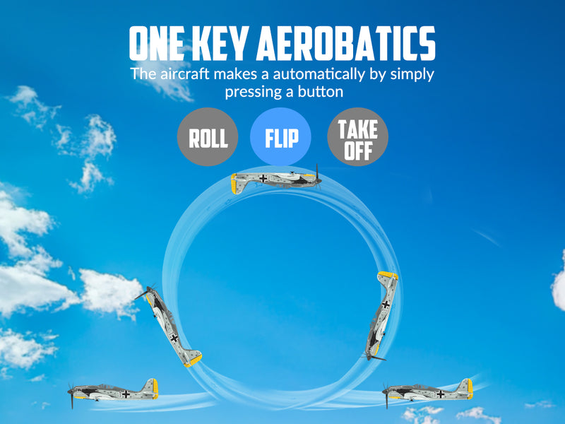 ボランテックスRC FW190 (RTF) 4CH 400mm 3モード (15.7'') 76117