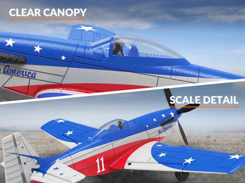 Volantexrc Miss America（RTF）4Ch 400mm for初心者（15.7 ''）76105