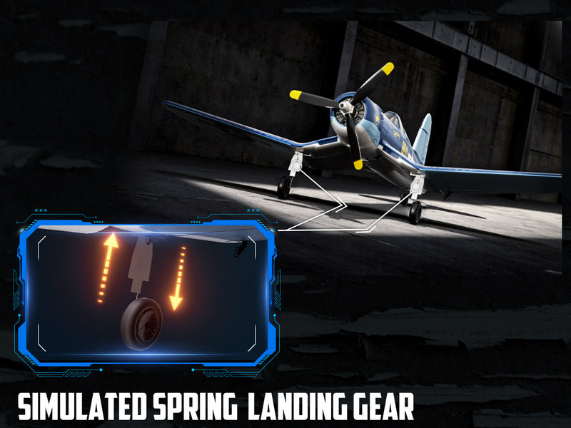 VolantexRC 500mm Corsair F4U更新モーター76803付きブラシレス