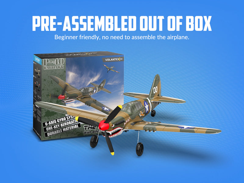VOLANTEXRC ウォーホーク P40 (RTF) 4CH 400mm 初心者向け (15.7インチ) 76113