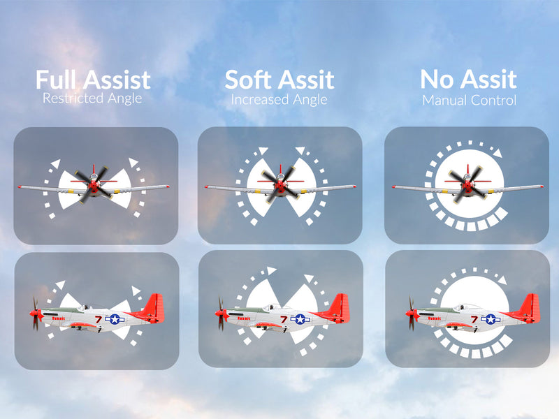 VOLANTEXRC マスタング P51 レッド(RTF) 4CH 400mm 初心者向け (15.7'') 76105