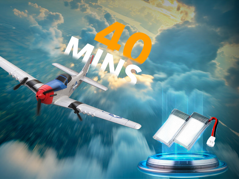 VOLANTEXRC P51 (RTF) 3CH 400mm 初心者向け (15.7インチ) 76207