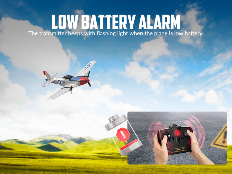 VOLANTEXRC P51 (RTF) 3CH 400mm 初心者向け (15.7インチ) 76207