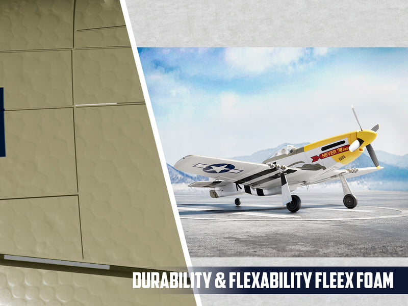 volantexrc 500mmマスタングP51ジャイロスタビライザー76802を備えたブラシレス