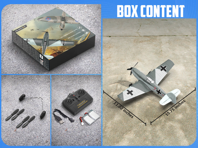 VOLANTEXRC BF109 (RTF) 3CH 400mm 初心者向け (15.7インチ) 76206