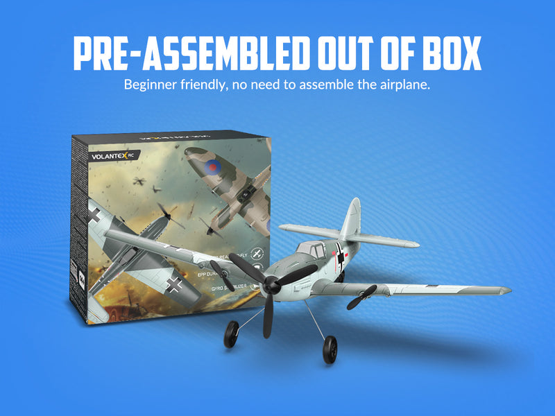 VOLANTEXRC BF109 (RTF) 3CH 400mm 初心者向け (15.7インチ) 76206