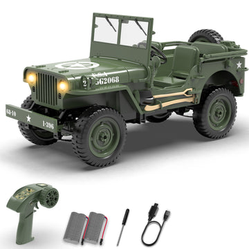 RACENT RC Crawler 1:10 Scale Simulation of a Multi-Purpose Off-Road Car 2.4G 1941 Mb Scaler Willys Jeep-EXHOBBY LIMITED.