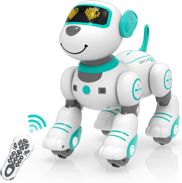 STEMTRON Programmable Interactive & Smart Dancing Remote Control Robot Dog Toy(Blue)-EXHOBBY LIMITED.