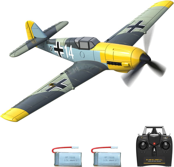 VOLANTEXRC P-51D Mustang 4-Chビギナー飛行機（Xpilotスタビライザー付き）-ワンキー曲技飛行（761-5）RTF