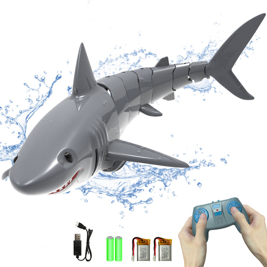 VOLANTEXRC RC Shark Toys for Pool 2.4GHZ RC RC Boats Great Gift for kids-EXHOBBY LIMITED.