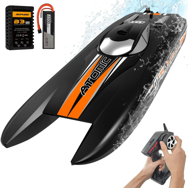 2pcs RC Boat Shaft, 2pcs RC Watercraft Propeller for Remote Control Boat 792-5 Vector SR65 - EXHOBBY