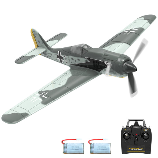 VOLANTEXRC 4CH RC Plane FW190 Fighter, Remote Control Airplane with Aileron, Aerobatics & 3 Modes, Outdoor Warbird Aircraft for Adults & Kids-EXHOBBY LIMITED.